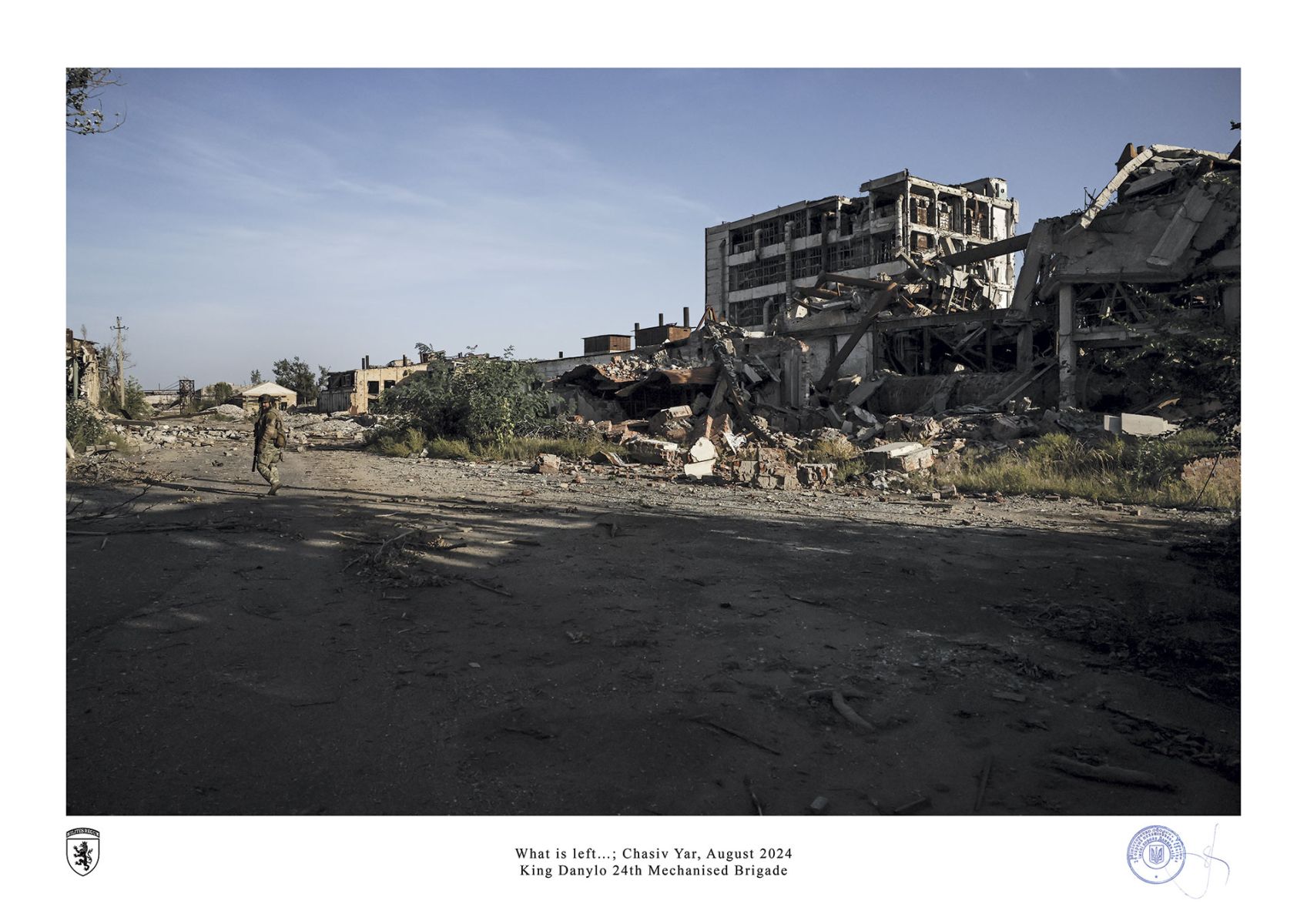 What is left…; Chasiv Yar, August 2024 by oleg petrasiuk