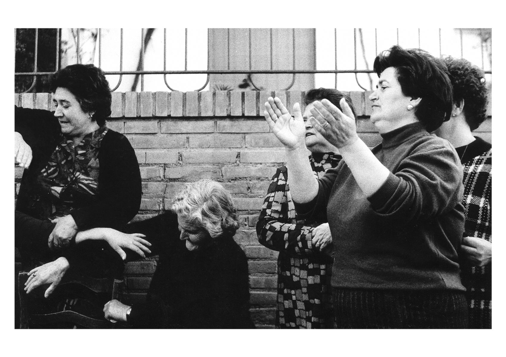 the water riot - women's demonstration - granada - spain - 1990 by rab lewin