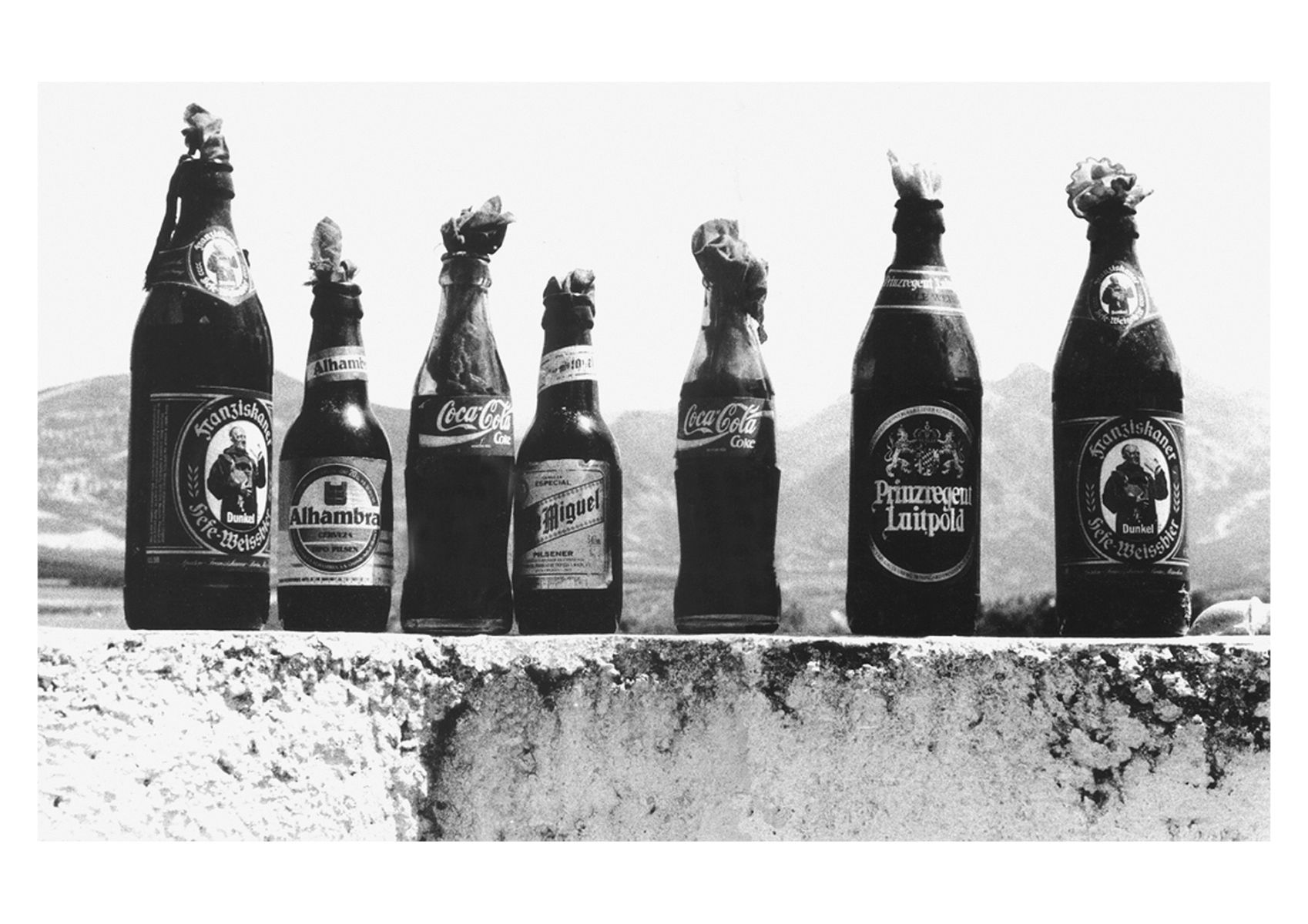 the water riot - molotovs - granada - spain - 1990 by rab lewin