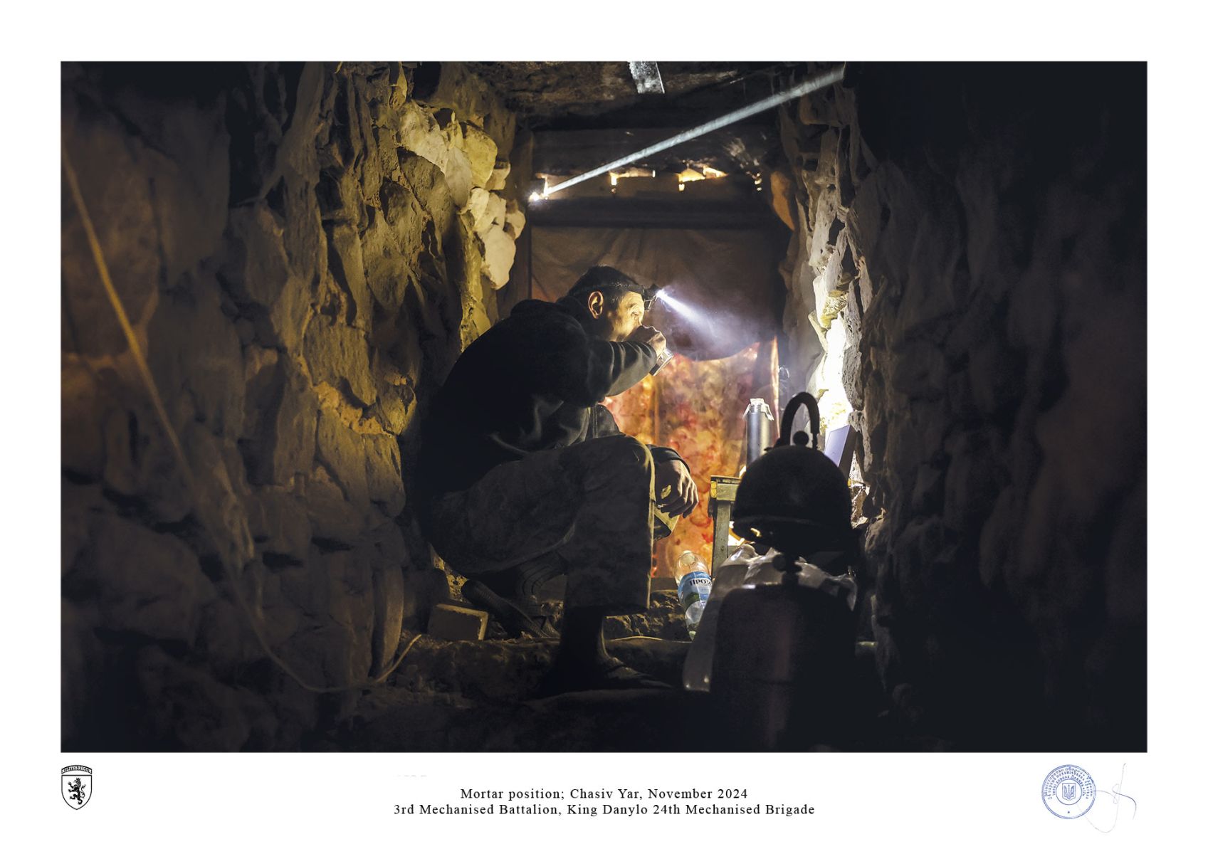 Mortar position; Chasiv Yar, November 2024 by oleg petrasiuk