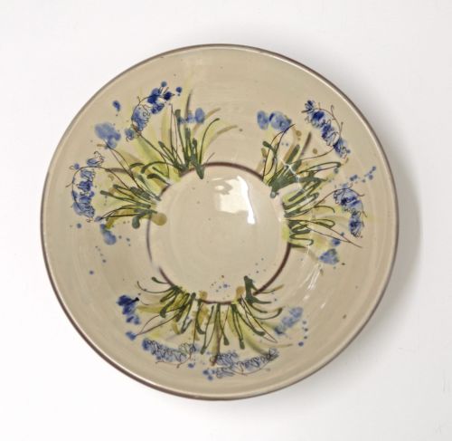 medium serving bowl bluebell by michelle lowe