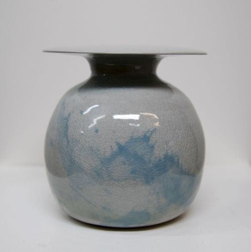 vessel with wide rim by peter humpherson