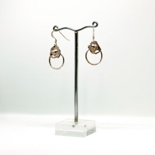 petal circle earrings by rachel rogers