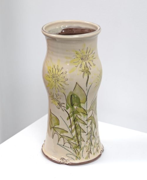 large dandelion vase by michelle lowe
