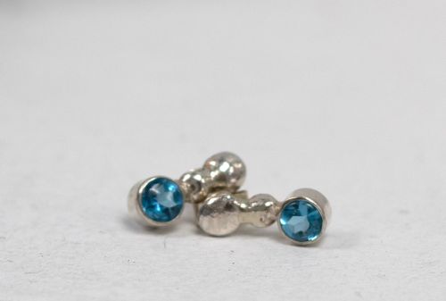 resipole sky earrings by ruth hollick