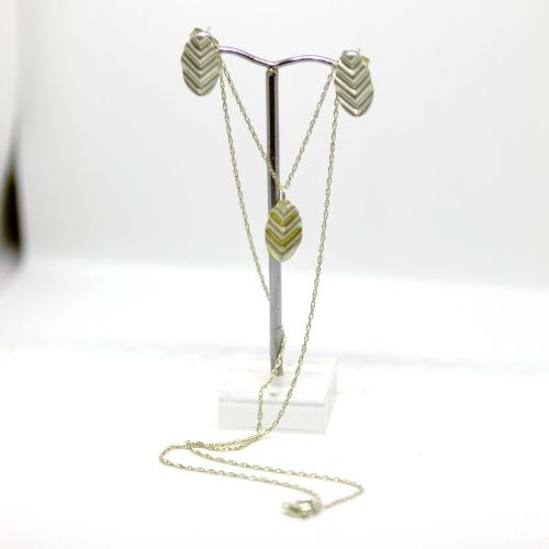 alder earrings and necklace by tina macleod