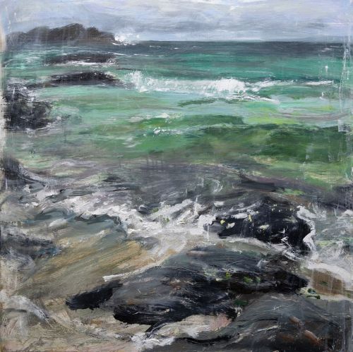 eilean calbha from iona by rose strang