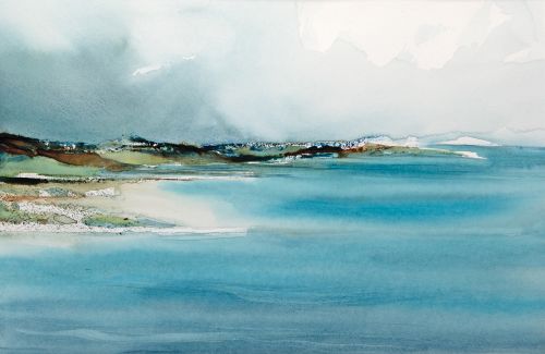 Hebridean beach by stephen redpath