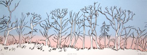 winter trees by gillian murray