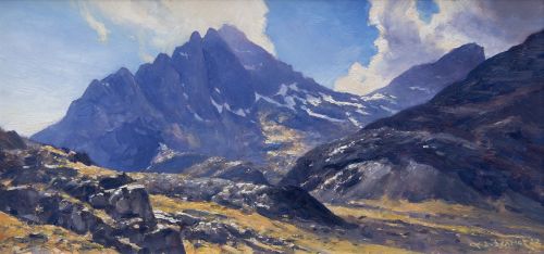 up into the silence, cuillin of skye by david deamer