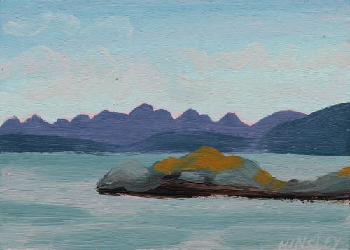 the cuillins from loch hourn by jess hinsley