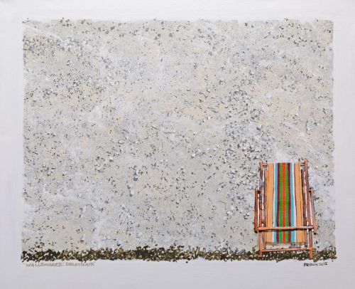 up against the wall, deckchair! by stephen french