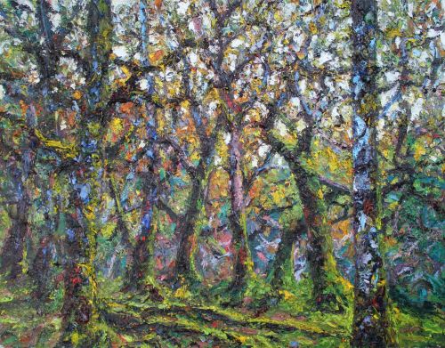 autumn amongst the oaks by jonathan shearer