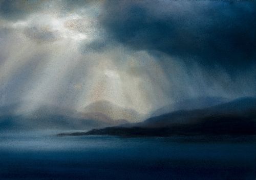 and the deluge begins, oronsay and canna by matthew draper