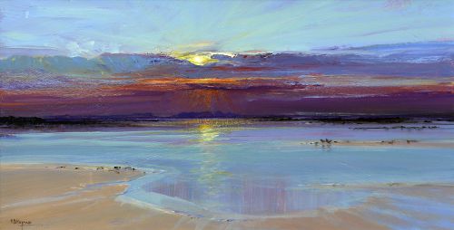 arisaig sunset by alan b hayman