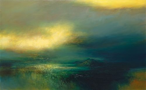 distant green hills by kristie cohen