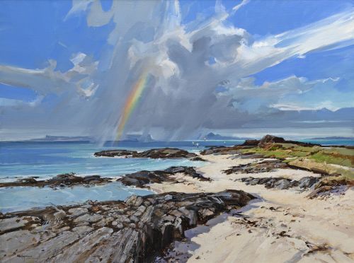 gannets off arisaig by alan b hayman