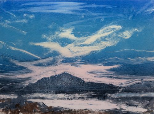 dawn above old poor house by gill tyson