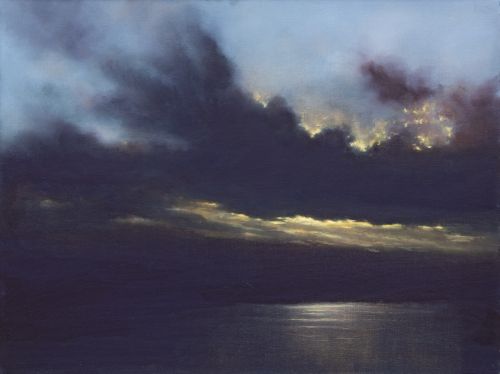 shoreline at dawn by michael corsar