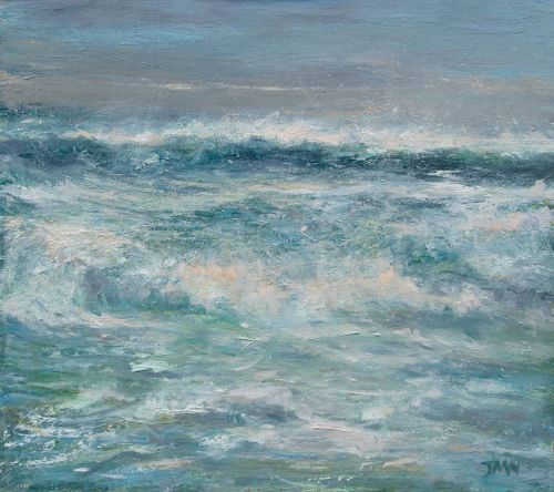 a pastel coloured sea by jim wright