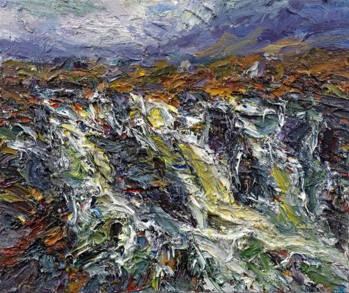 crossing the balgy falls by jonathan shearer