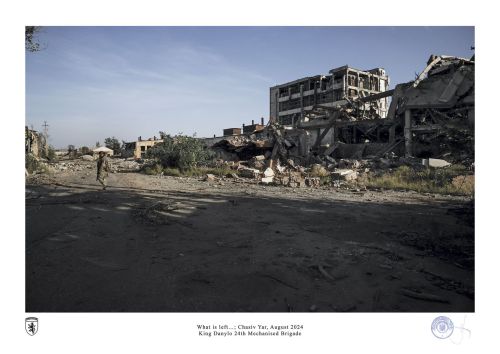 What is left…; Chasiv Yar, August 2024 by oleg petrasiuk