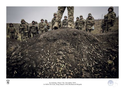 In training; Chasiv Yar, November 2024 by oleg petrasiuk