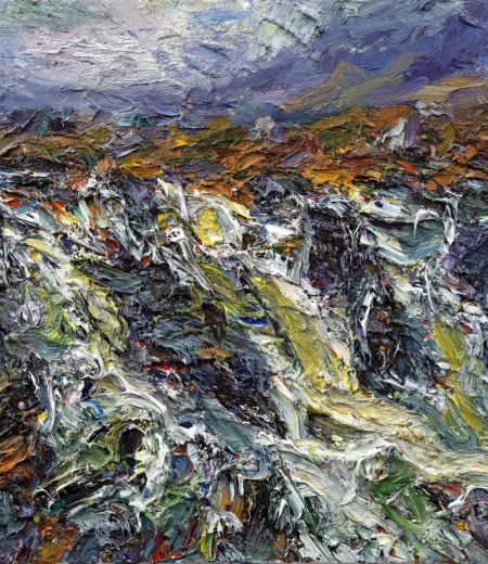 crossing the balgy falls by jonathan shearer