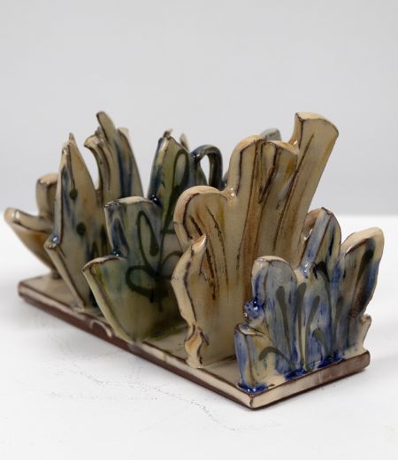 foliage toast rack by michelle lowe