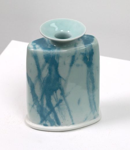 celadon vase by peter humpherson