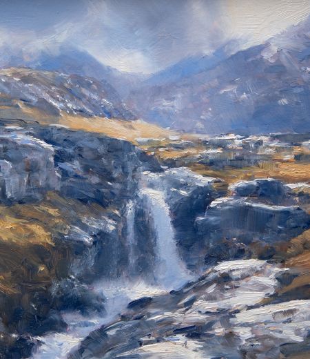 cuillin lights, skye by david deamer