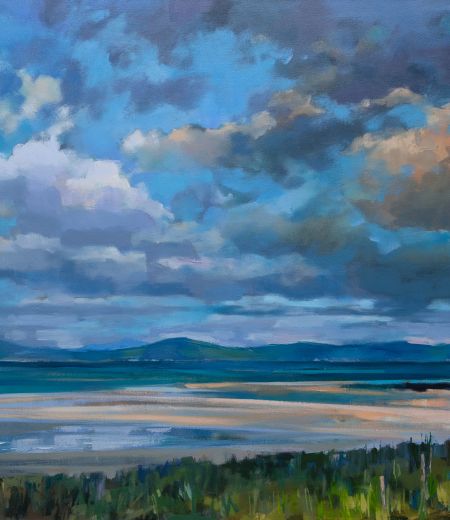 view to south uist, barra by penelope anstice