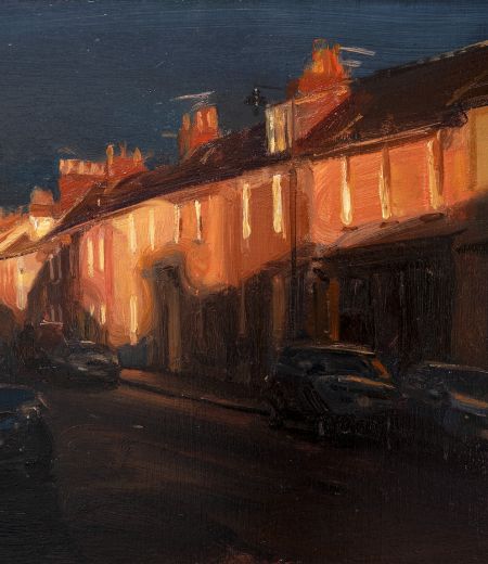 low sun, castle street by ewan mcclure