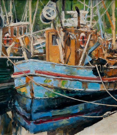 bonnie lass and remembrance at crinan by david deamer