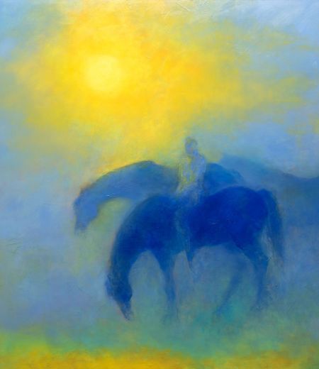 blue horses by kristie cohen