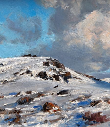 snow on the moors by david deamer