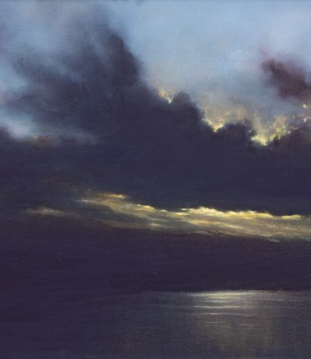 shoreline at dawn by michael corsar