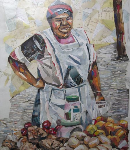 fruit seller I by john vusi mfupi