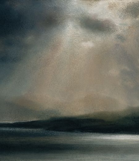 advancing light, a view of loch sunart by matthew draper