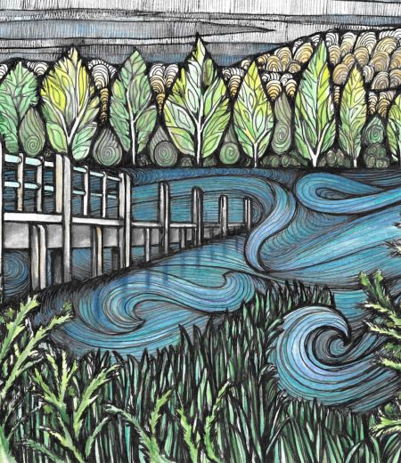 loch shiel pier limited edition print by jennifer guest