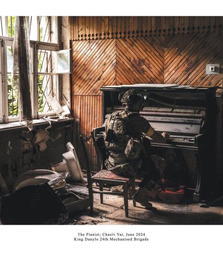 the Pianist; Chasiv Yar, June 2024 by oleg petrasiuk