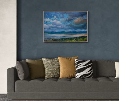 view to south uist, barra by penelope anstice