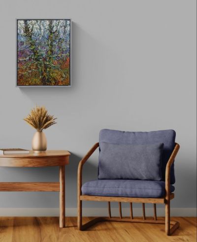 moss and lichen silver birch by jonathan shearer