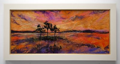 sundown, loch maree by moy mackay