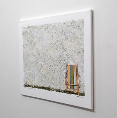 up against the wall, deckchair! by stephen french