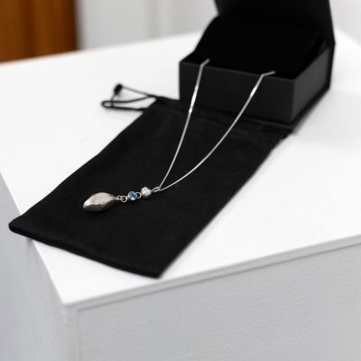 resipole beach necklace by ruth hollick