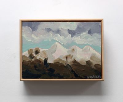 snow on the five sisters II by jess hinsley