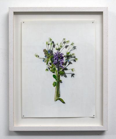 votive offering no.31, purple heath orchid by kirsty lorenz
