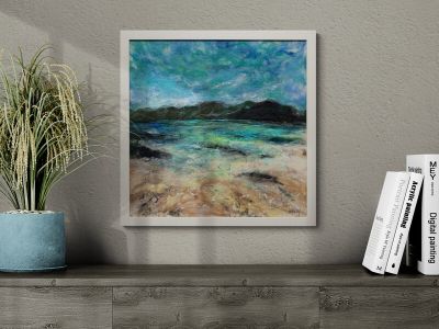 arisaig greens & blues by moy mackay