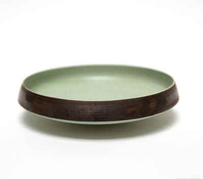 ash glaze bowl i by tricia thom